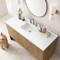 James Martin Vanities Hudson 60in Single Vanity, Light Natural Oak w/ 3 CM White Zeus Top 435-V60S-LNO-3WZ - alternate 7